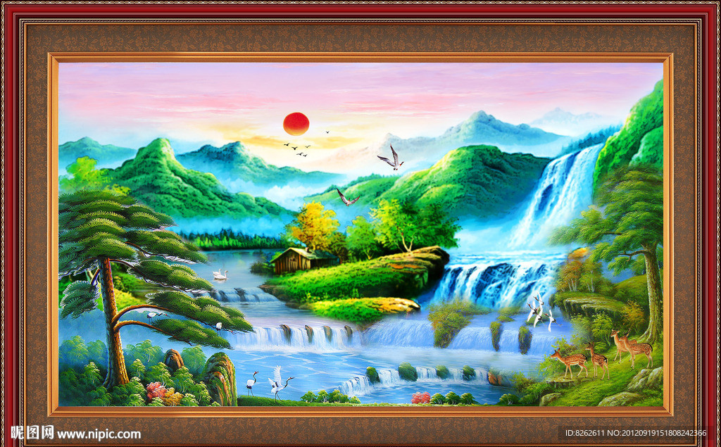 油画 聚宝盆油画