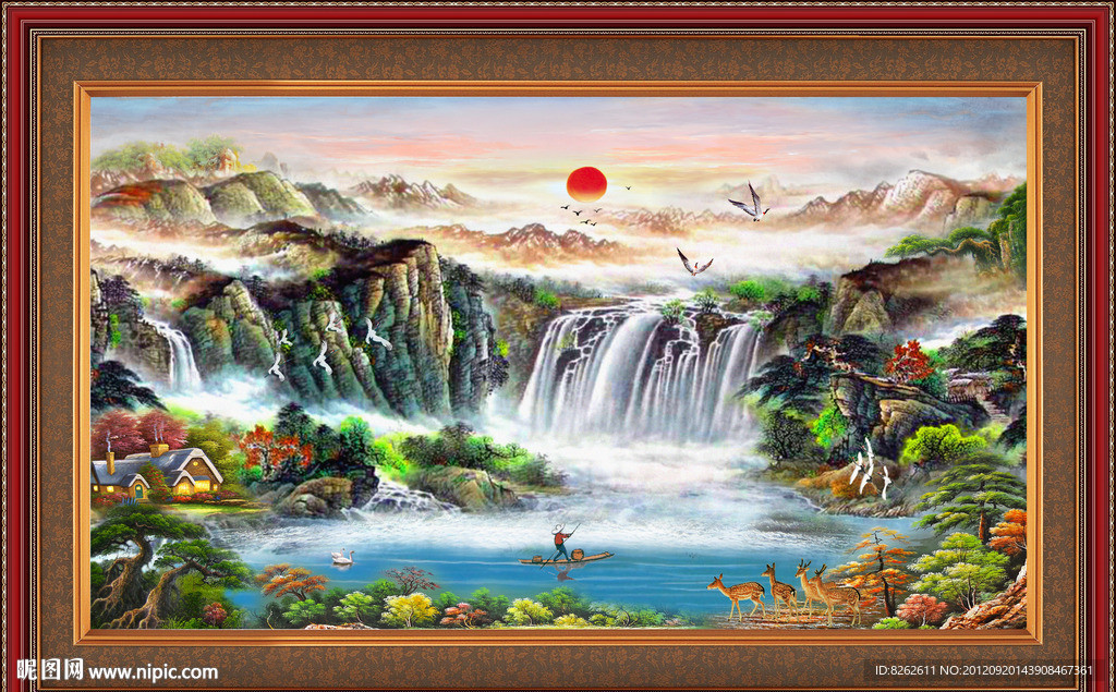 油画 聚宝盆油画