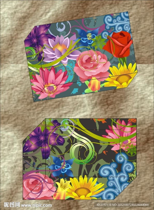 花花世界 包装盒