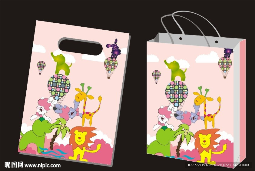 可爱卡通 手提袋