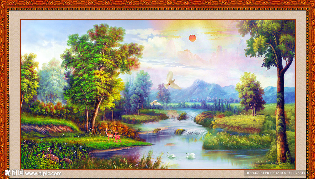 油画 风景