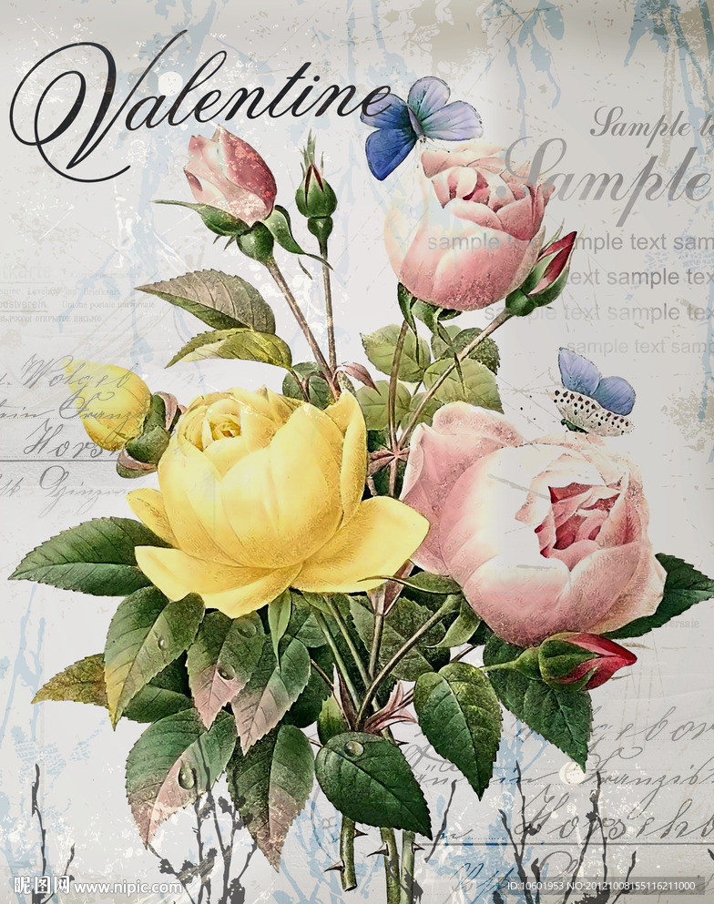 欧式油画 花卉