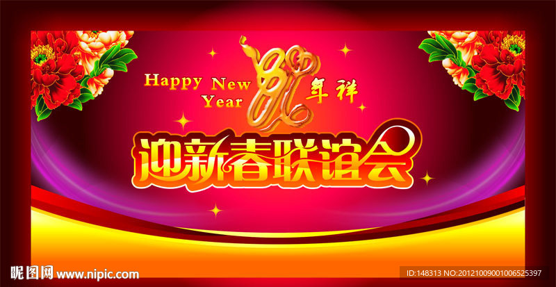 蛇年 2013 2013年 迎新春联谊会 新春联欢晚会