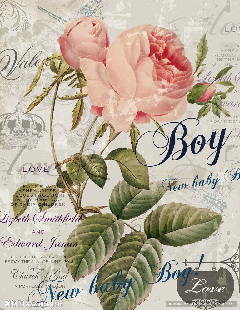 欧美油画 花卉图片