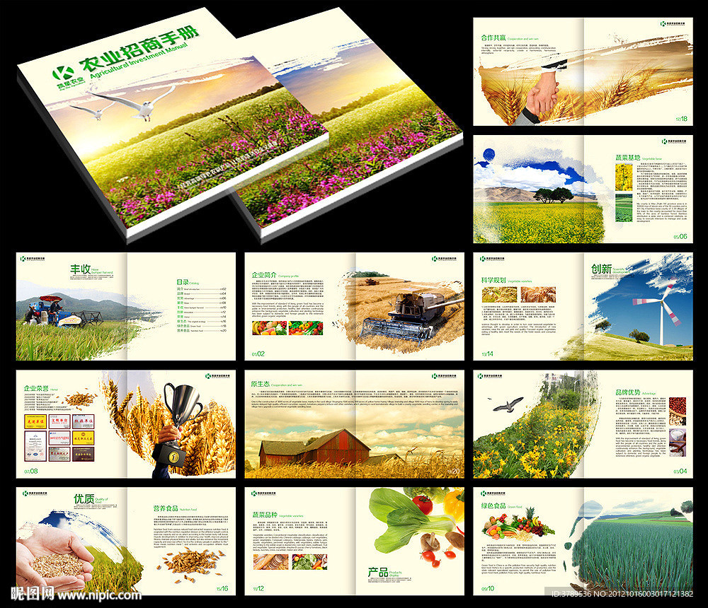 农业画册 农业画册封面设计