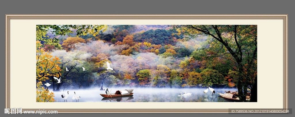 江山如画仙境图