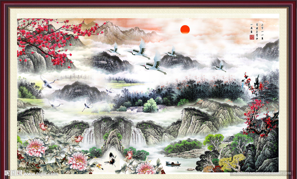 国画山水