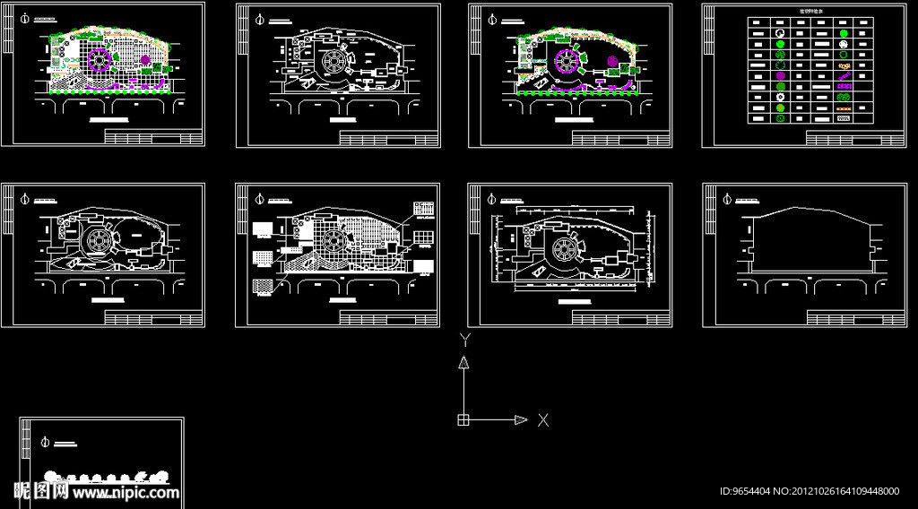校园广场设计总图