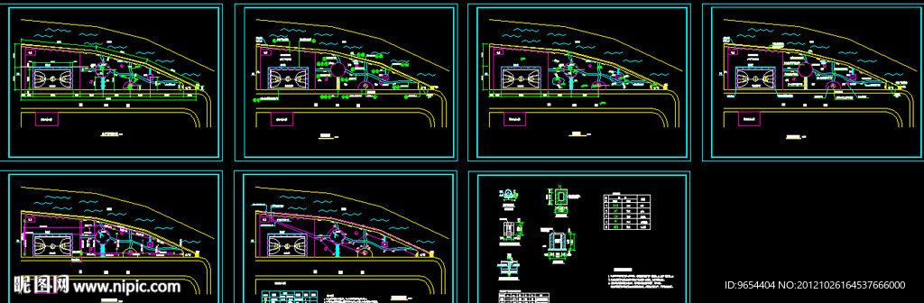 小公园园林绿化施工图