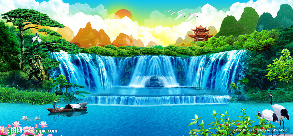 山水画风景画