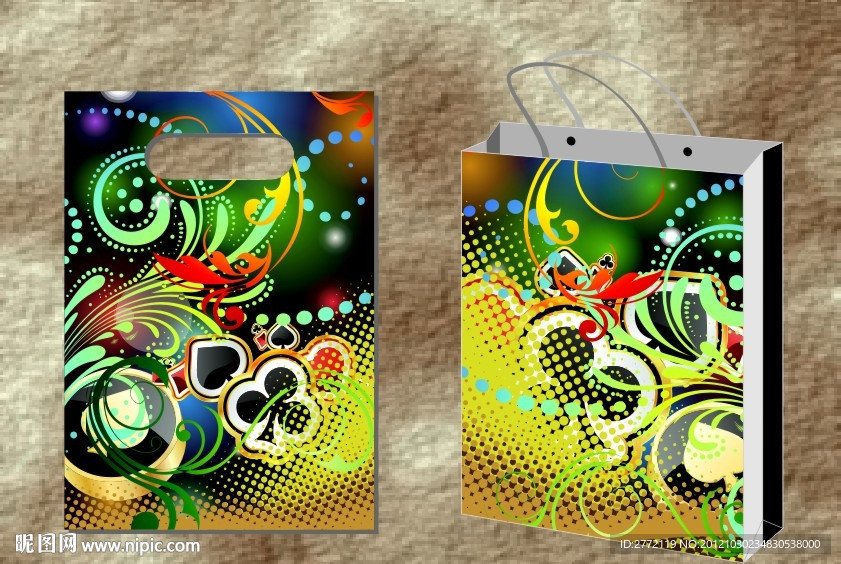 彩幻美仙花 手提袋