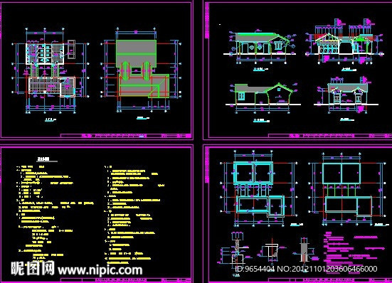 仿古厕所整套图纸