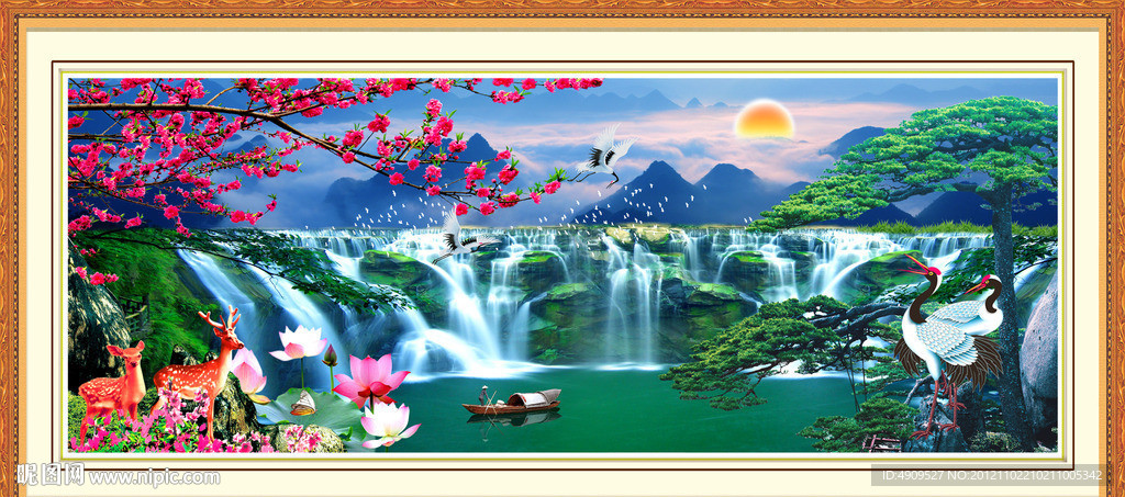 黄山迎客松