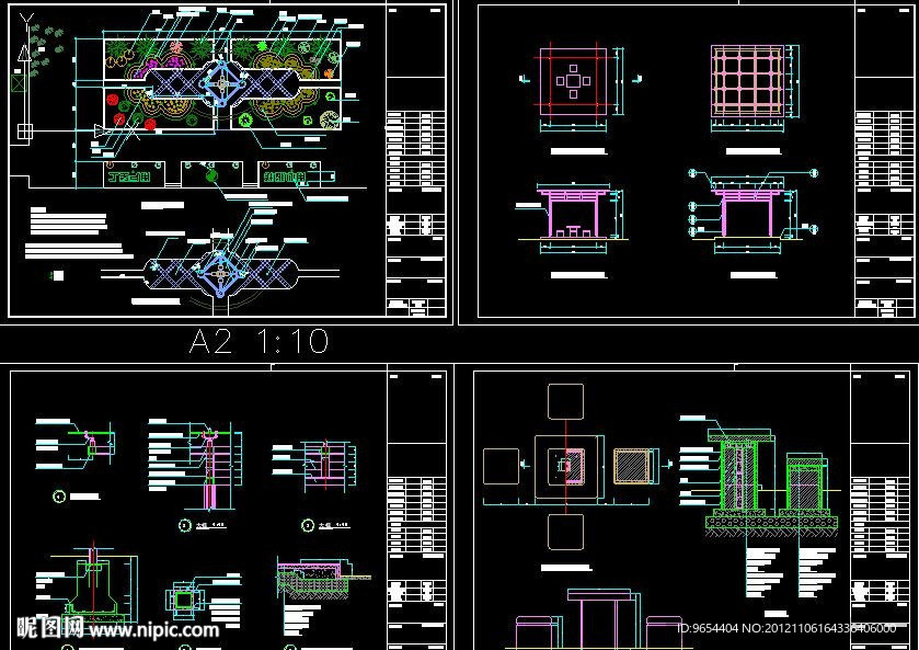 企业庭院绿化布置平面图