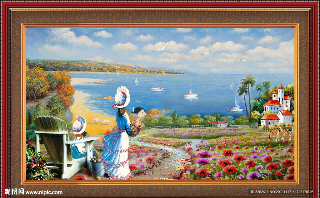油画 地中海油画