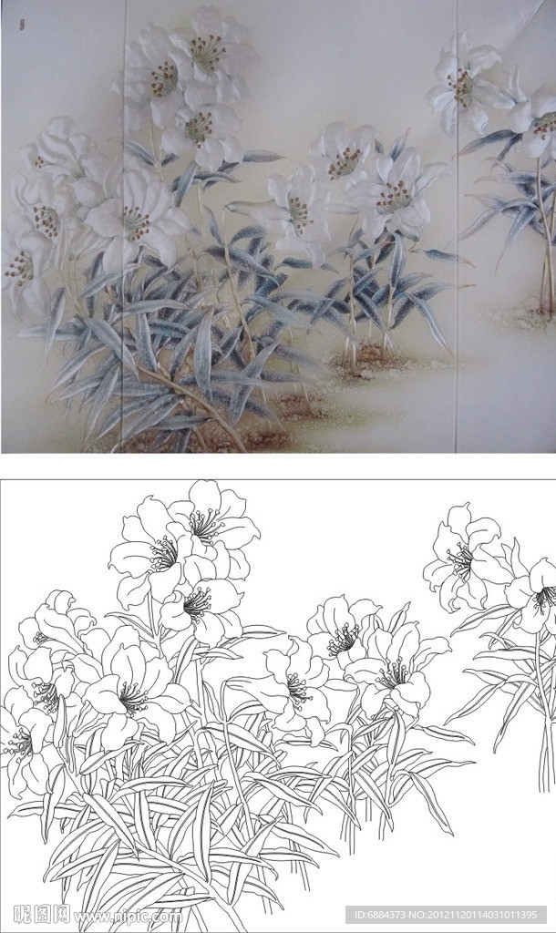 百合花
