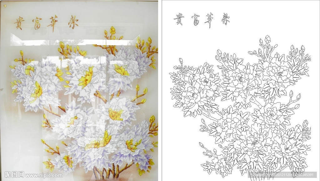 荣华富贵 牡丹花