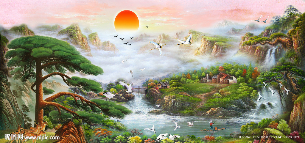 油画 聚宝盆油画