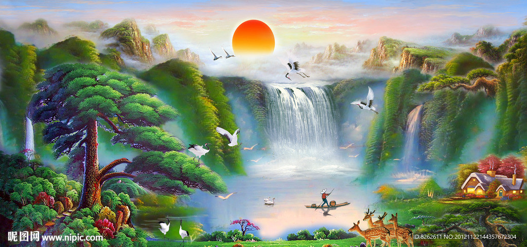 油画 聚宝盆油画