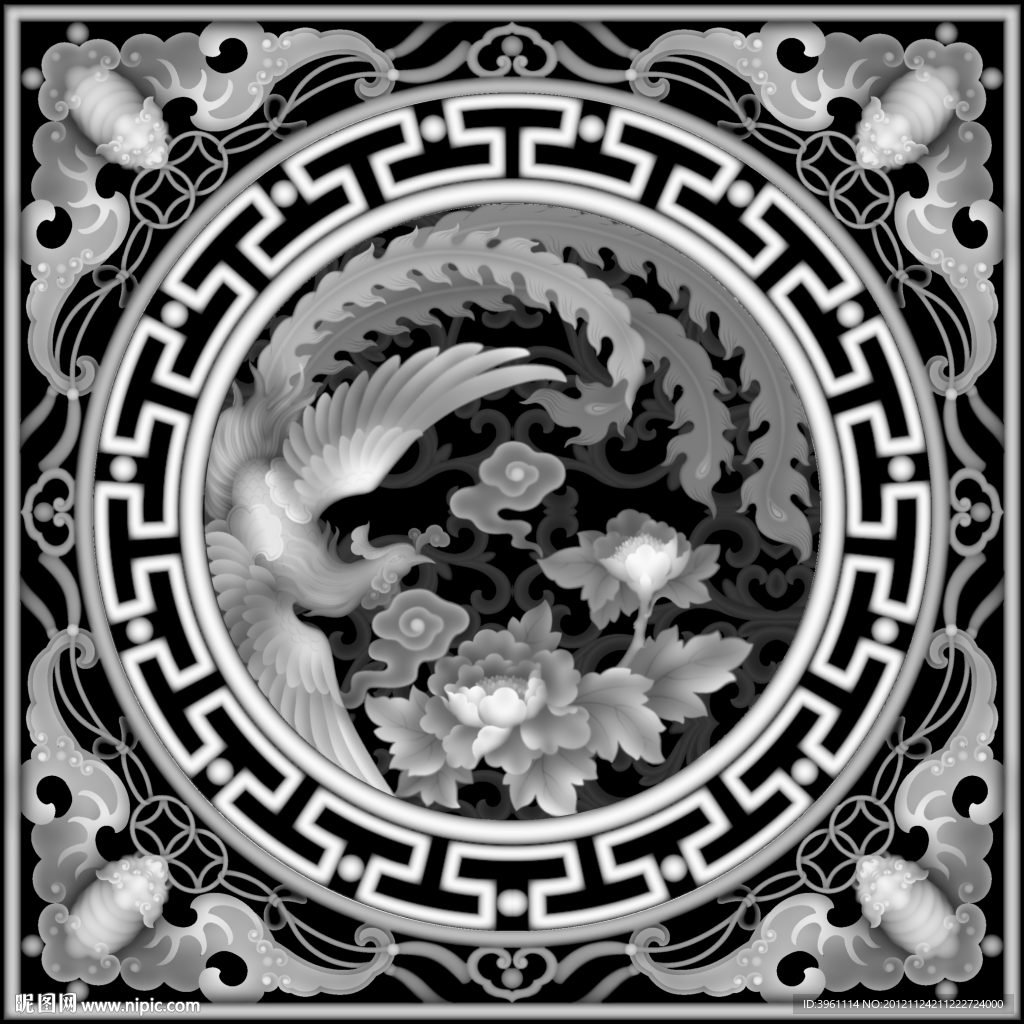 浮雕灰度图