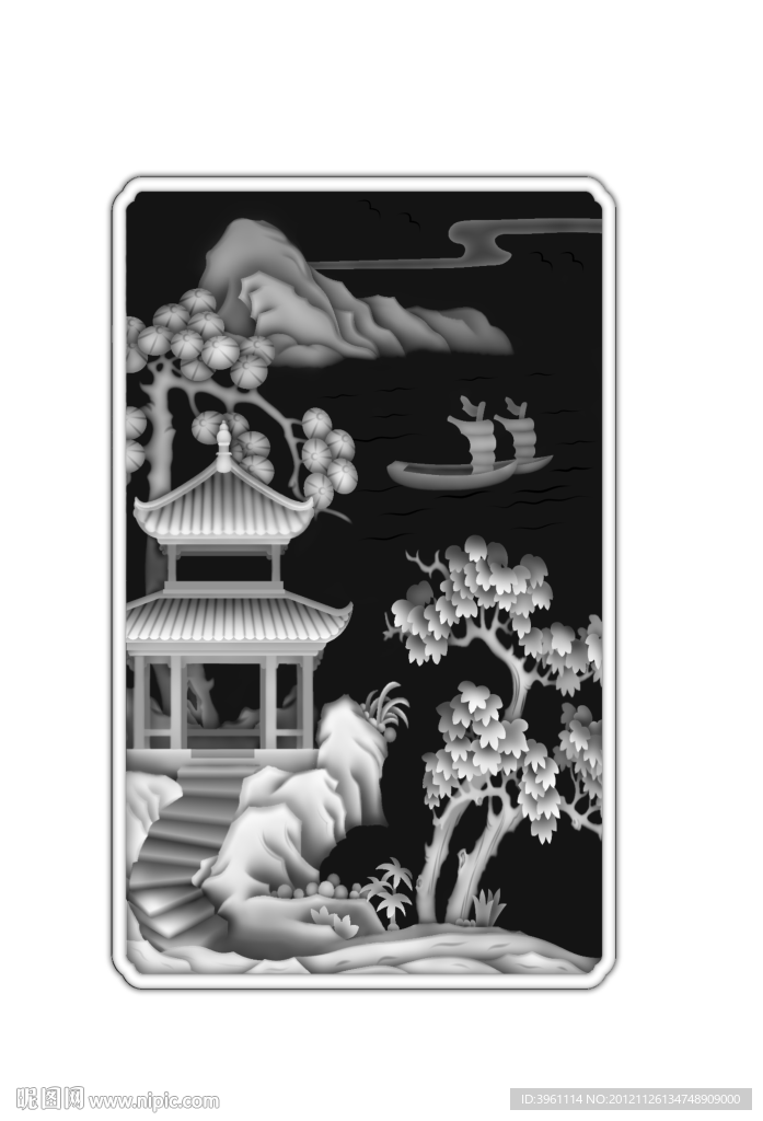 浮雕灰度图