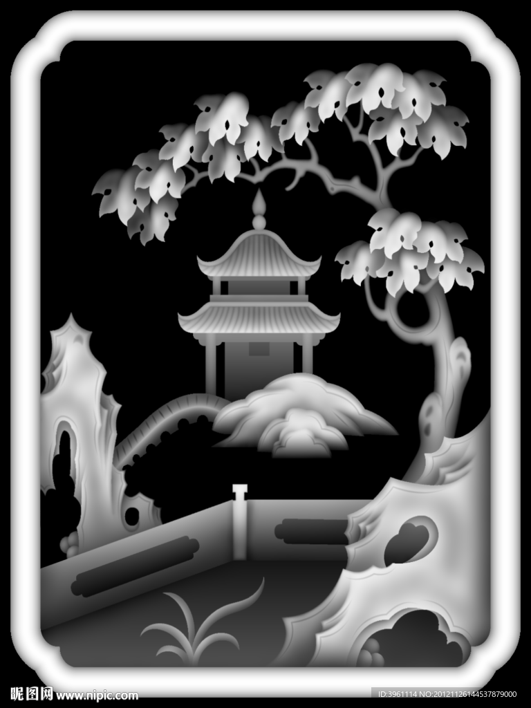 浮雕灰度图