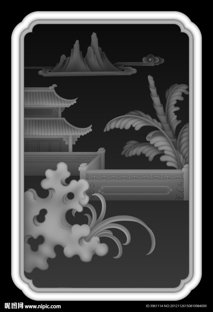 浮雕灰度图