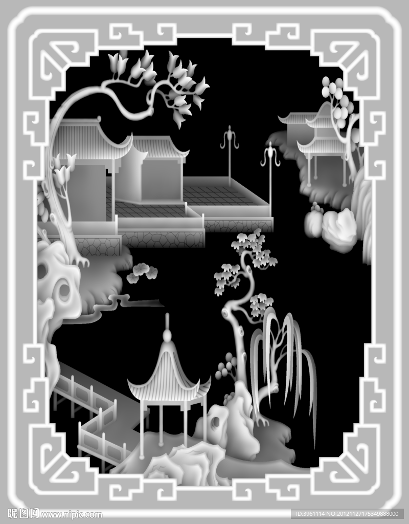 浮雕灰度图
