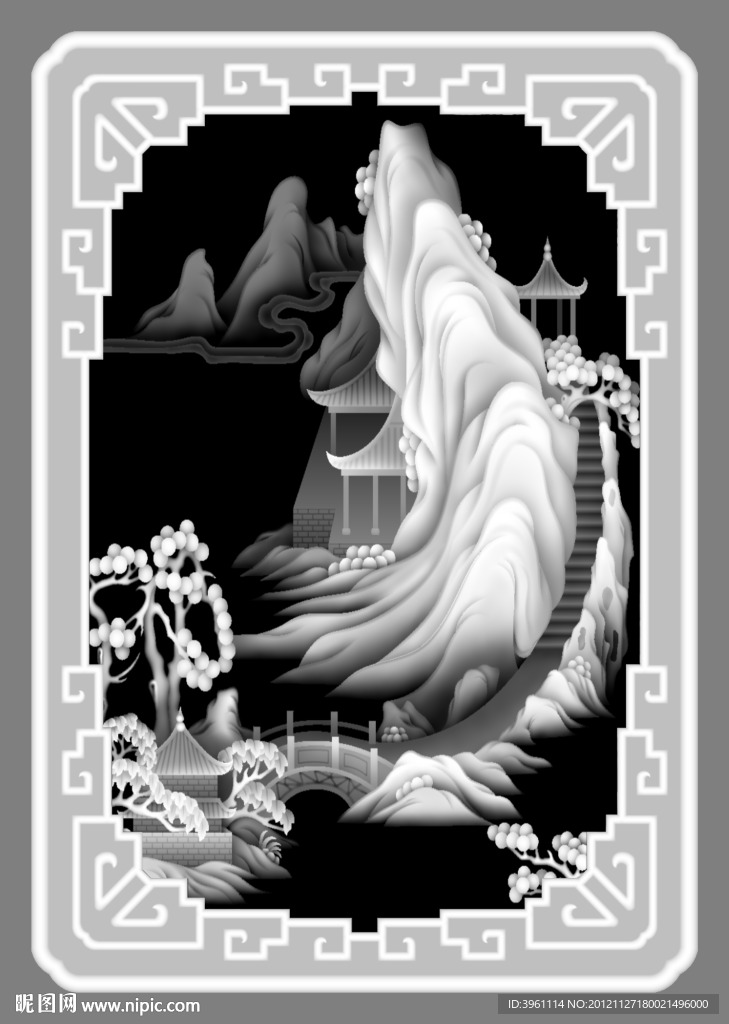 浮雕灰度图
