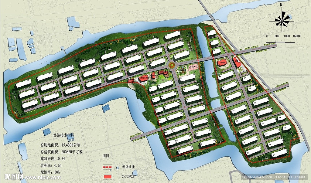 安置区建设规划总平面图