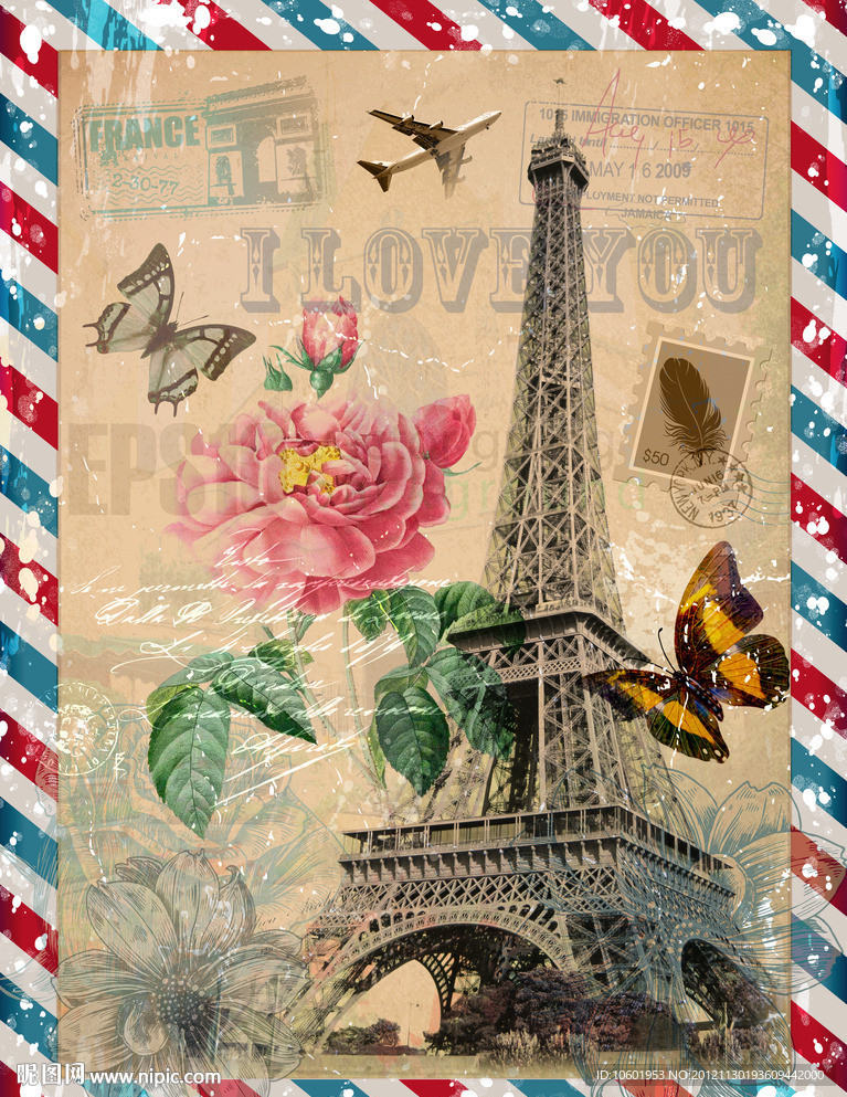 欧美油画 法国建筑