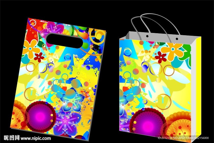 神奇仙花 手挽袋