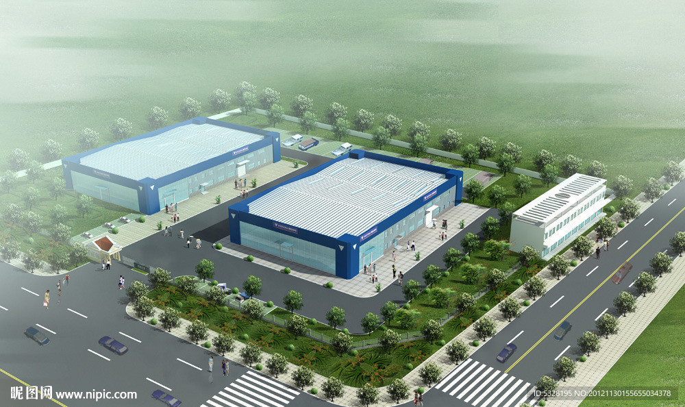 某汽车福田建筑 展厅MAX加MAP