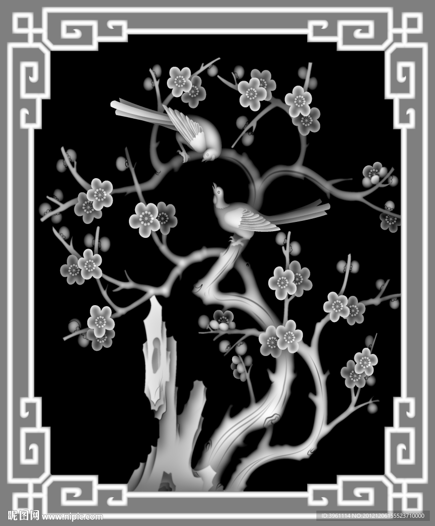 浮雕灰度图