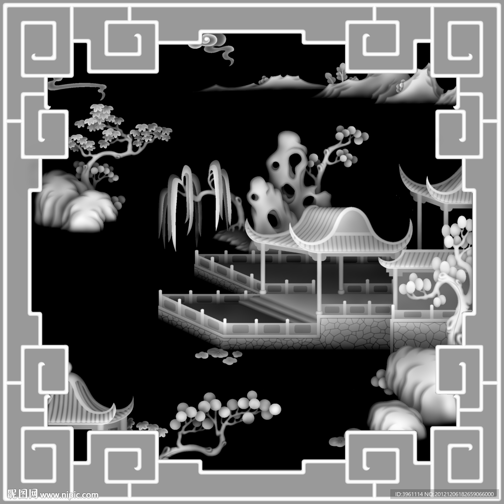 浮雕灰度图