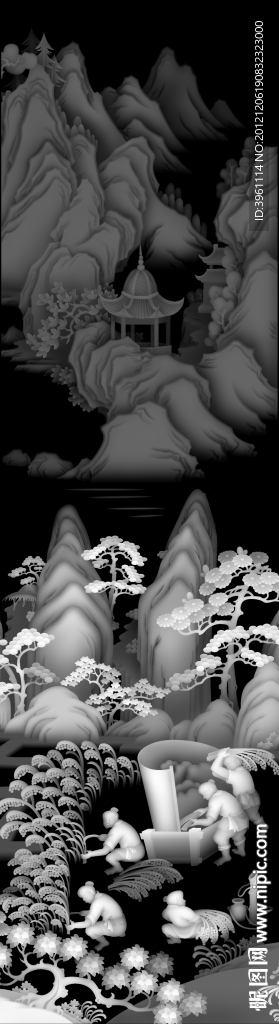 浮雕灰度图