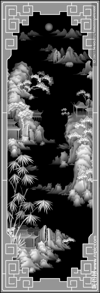 浮雕灰度图