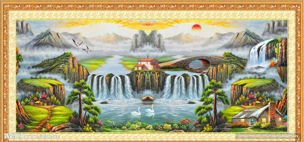油画 山水画