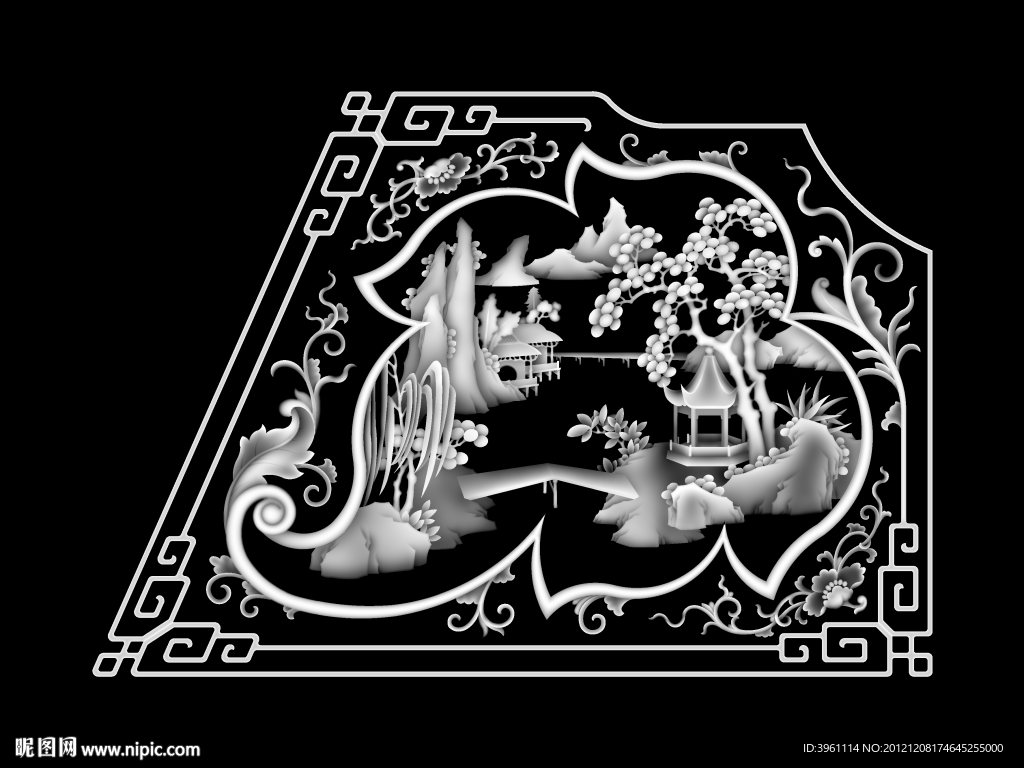 浮雕灰度图