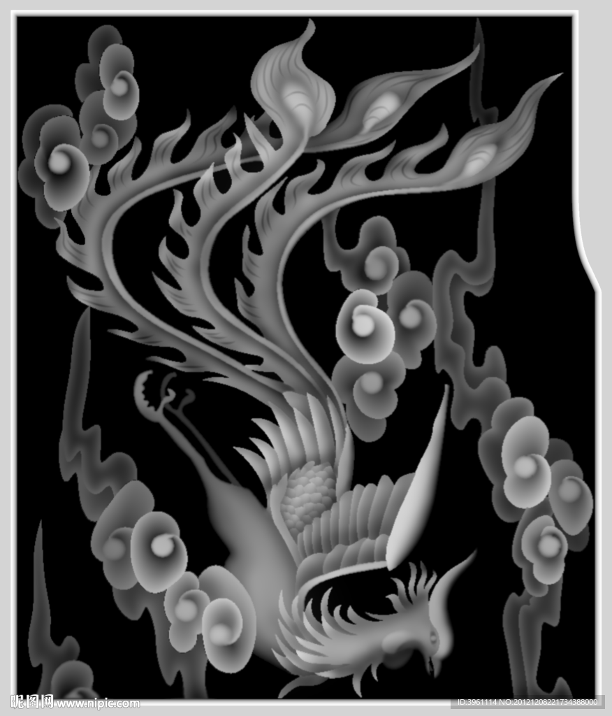 浮雕灰度图