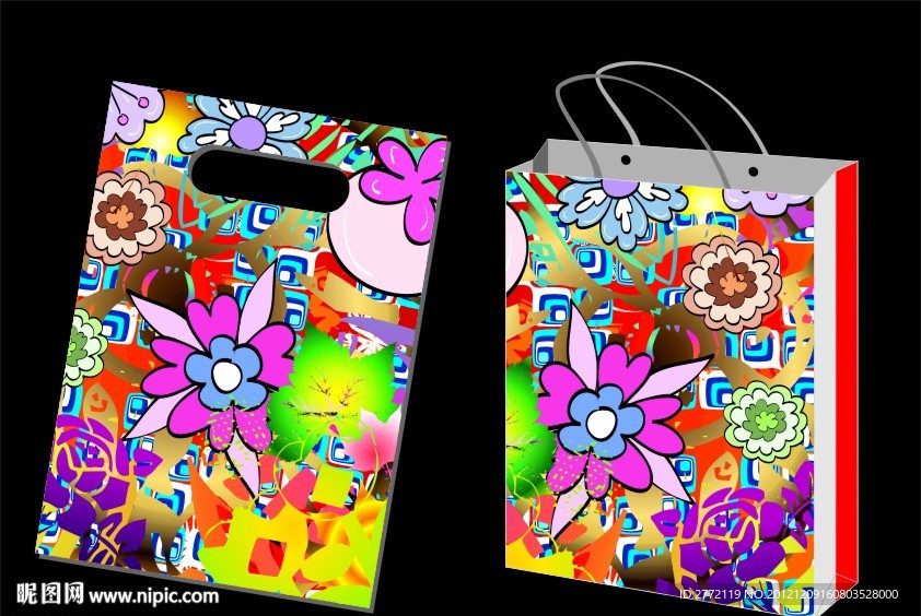 花俏丽 手挽袋设计