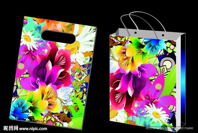 花海美丽 手袋设计