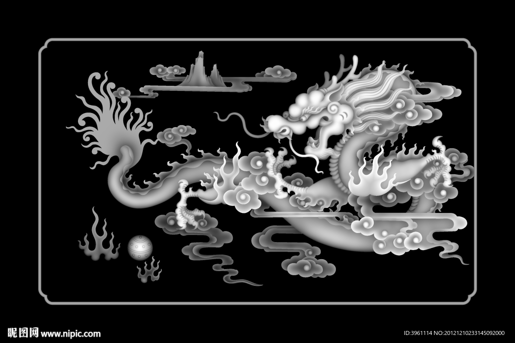 浮雕灰度图