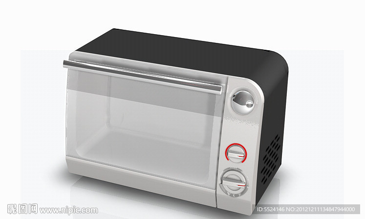 电烤箱模型（含渲染文件及后期图片处理文件）