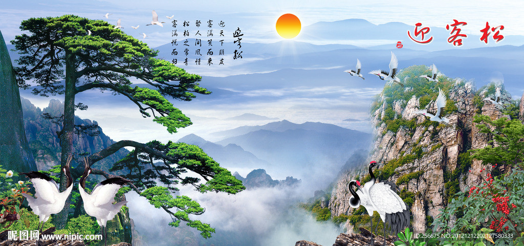 黄山迎客松