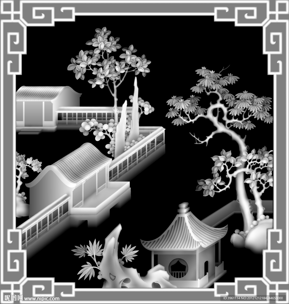 浮雕灰度图
