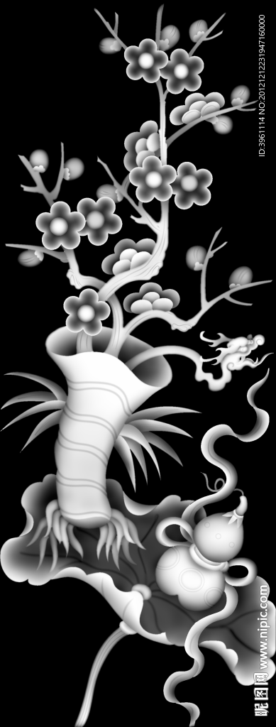 浮雕灰度图