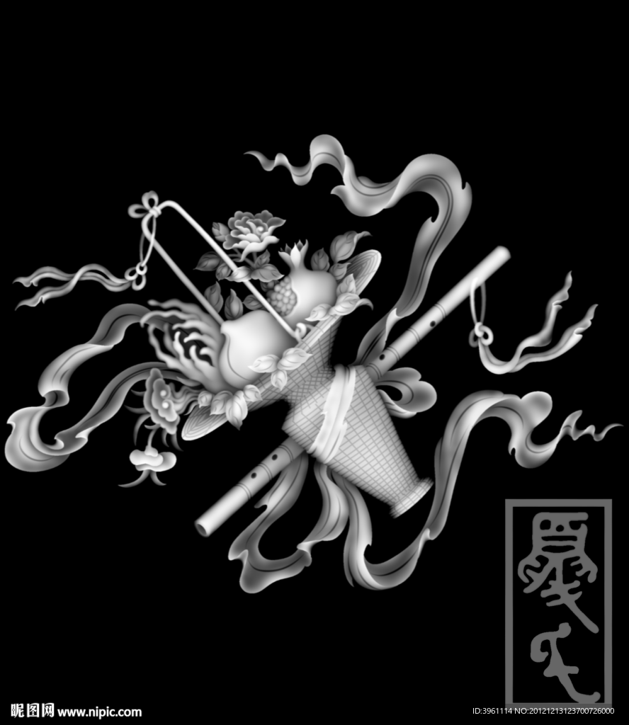 浮雕灰度图