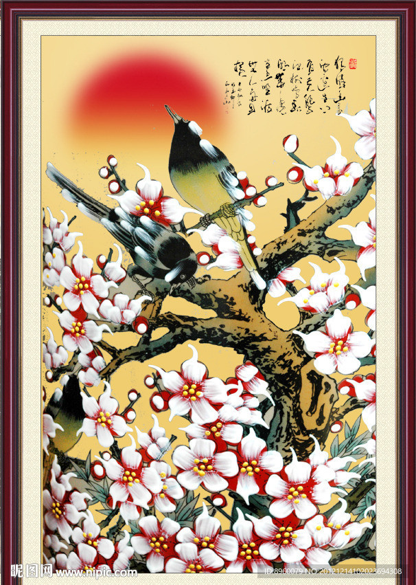 国画梅花