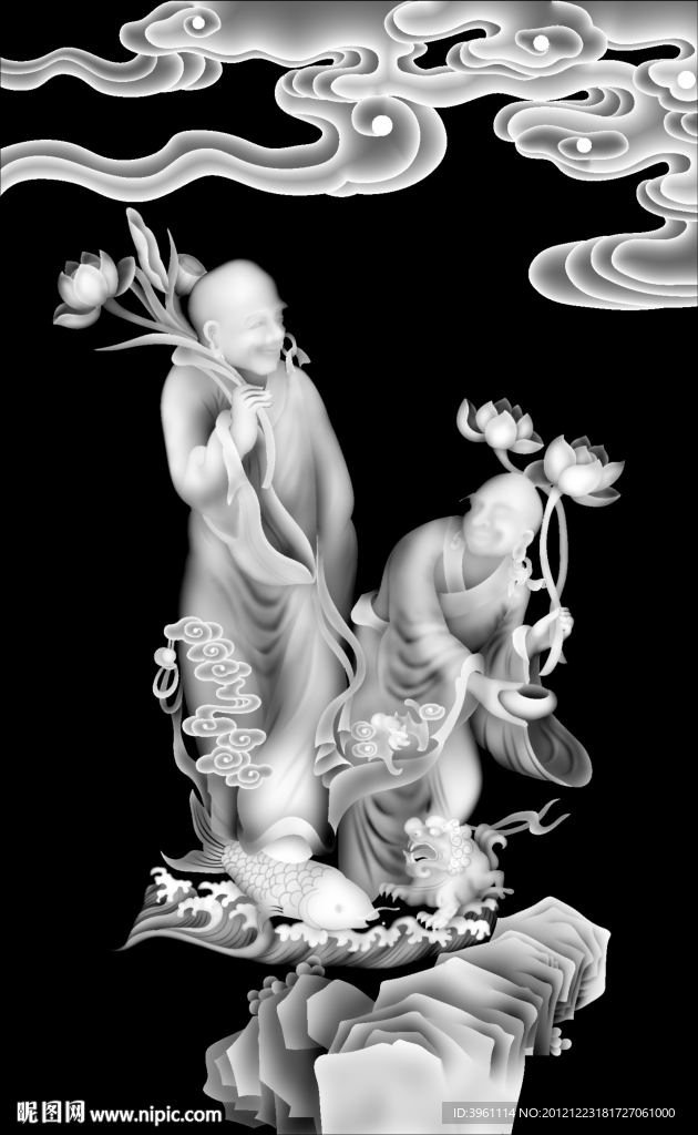 浮雕灰度图